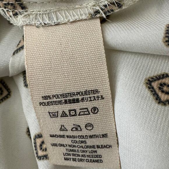 Free People Mornings in Marrakesh Tie Sleeveless Blouse SIze L NWT - Picture 9 of 9